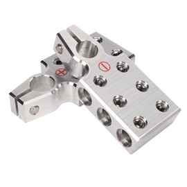 Abrazadera de Terminal de Batería, KIMISS 1 Par Positivo Negativo Cónico Poste Superior Car Audio SAE Top Post Modificación para Caravan Car Motorhome RV Bus