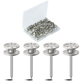 25 PCS Double Headed Picture Hanging Nails for Drywall Fabric Wall Wooden, Thumb Tacks for Wall Hanging,Pins Decorative Nail Hook Hangers for Home Office School