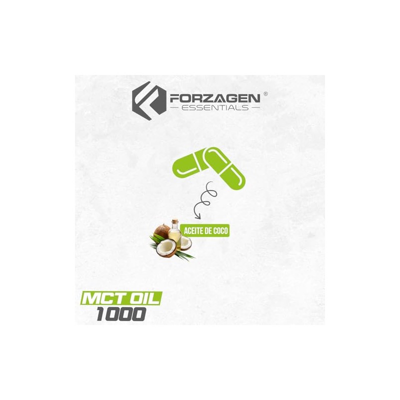 Forzagen | Suplemento Alimenticio MCT Oil | 800 mg de