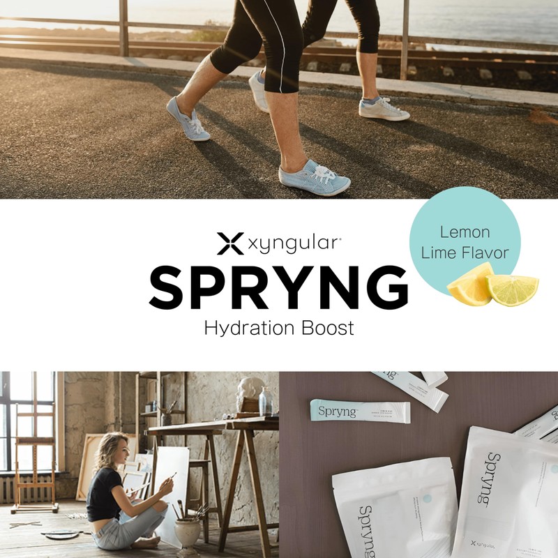 Xyngular Spryng Lemon Lime | 15 Packets | Energy &