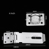 Padlock Latch Lock, 4 Inch Stainless Steel Gate Latch,Door Lock