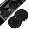 2PCS Bling Car Cup Coasters, Crystal Rhinestone Auto Cup Holder