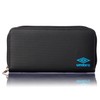 Umbro Tarpaulin Round Zip Long Wallet, Black/blue
