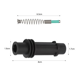 IUSOT Spring Repair Kit Ignition Module Ignition Coil 1.2 1.4 Repair Kit Ignition Coils Rubber Sleeves Ignition Coil Cover for Astra J Corsa D/E Cascada W13 Insignia Mokka Meriva B Zafira C 95514599