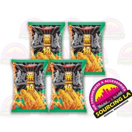 Calbee - Calbee Ethnicans Hot & Spicy Flavoured Grill-A-Coin 60g SET of 4