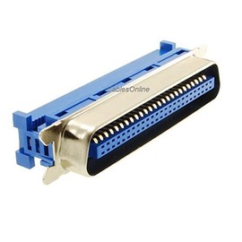 CablesOnline Centronics 50-Pin IDC Type Male CN50 Crimp Connector for Ribbon Cable, CN-203
