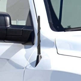 KSaAuto Short Antenna for Toyota Tundra Tacoma FJ Cruiser 1995-2025, Toyota Tundra Tacoma Accessories, 7 Inch Truck Car Radio Toyota Tundra Tacoma Antenna Replacement, Stubby Spiral Antenna Mast Screw