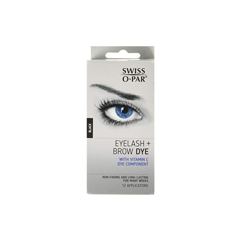 Swiss O' Par Eyelash and Eyebrow Dye Kit (Black)