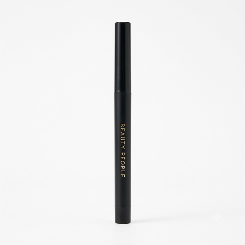 beauty people (Latest product) Ironclad Eyeliner Pencil Square Edge Black