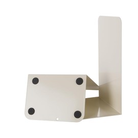 Metal Book Ends Book Ends Decorative Bookends Book Ends for Shelves Book Holder (Beige)