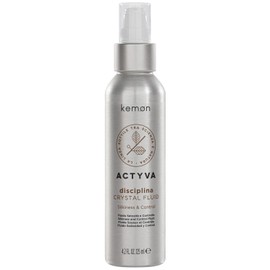 Kemon - Disciplin Crystal Fluid, Anti-Frizz Liquid for Unruly Hair, Anti-Moisture for Long Life, Colourless, 125 ml