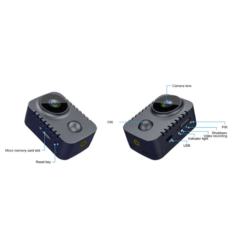 MD29 Mini Camera 1080P HD Handheld Cam Wide Angle Infrared