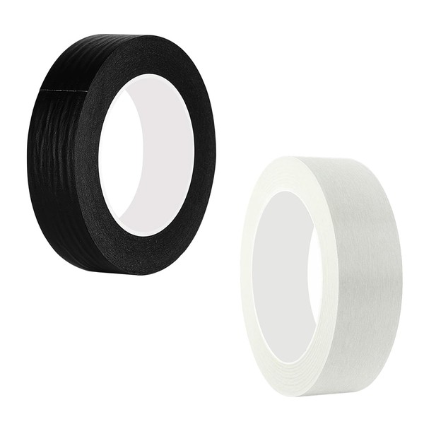 Ctyjia 2 Rolls Masking Tape, 15mm Wide x 50m Length