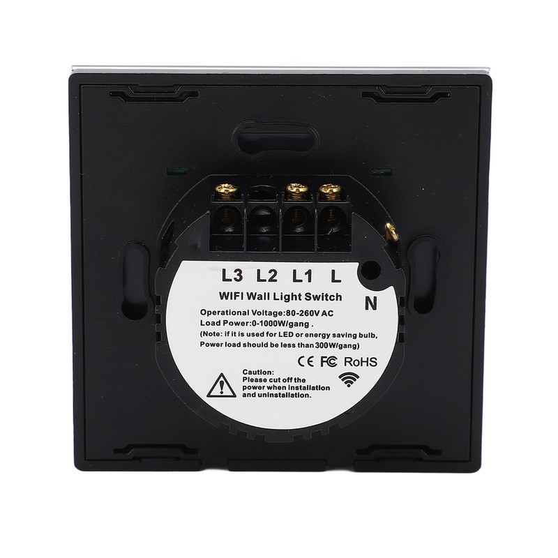 Remote Control Switch 2 Way WiFi AC 80‑260V 10A Touch