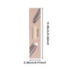 Double-ended Contour Pen with Brush, 3 Counts/set Long Lasting Makeup