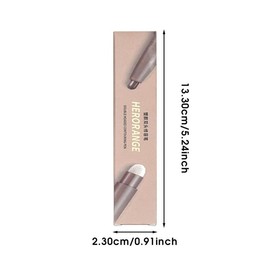 Double-ended Contour Pen with Brush, 3 Counts/set Long Lasting Makeup Pen for Highlighting Contouring Concealing, Shadow Drawing Makeup Stick for Women