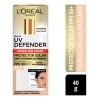 Protector Solar L'oréal Paris Uv Defender Fluído Fps50 Tono Claro