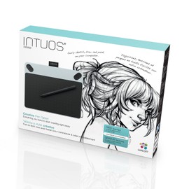 Wacom Pen Tablet - Intuos Draw - Pen Input Only - Drawing Introduction Model - Small - White - CTL-490/W0