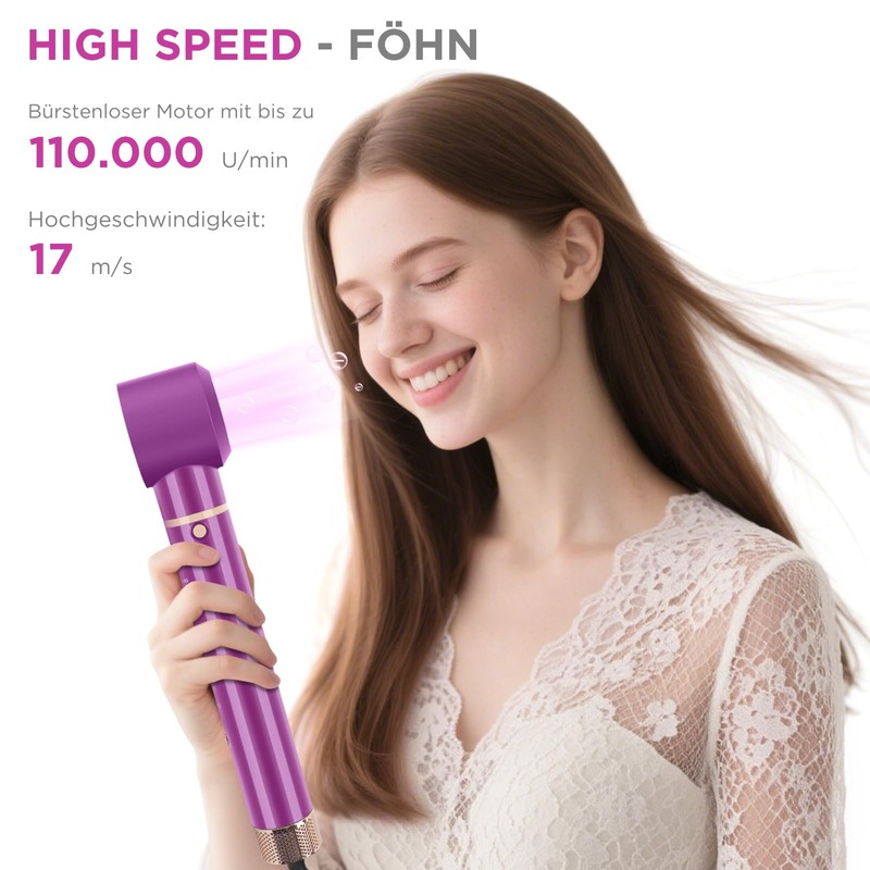 5 in 1 Airstyler Haarstyler, PARWIN PRO BEAUTY Haarstyler Haartrockner