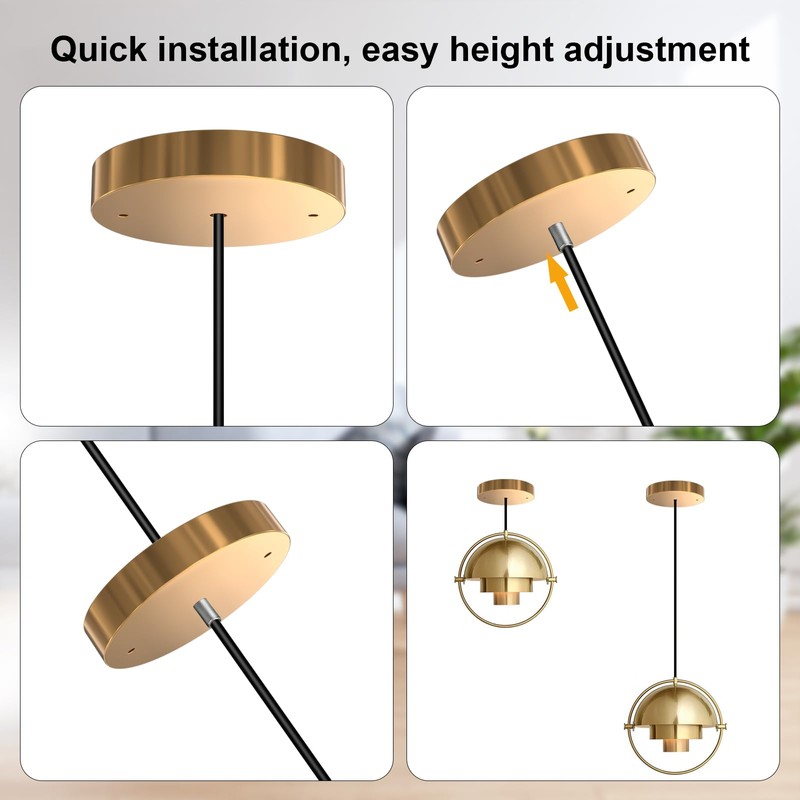 Mailirious Upgraded Version Light Canopy Kit, 4.7 Inch Light Fixture