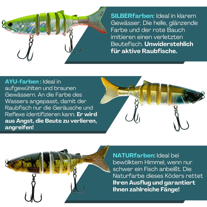Predator Fishing Bait Set Efficient and Independent [+ High Quality]