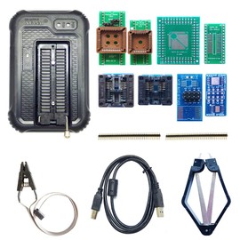 Xgecu TL866II Plus Upgraded Xgecu T48 Programmer 8 Adapters USB EPROM Flash BIOS chip Socket nand mcu AVR IC Programmer