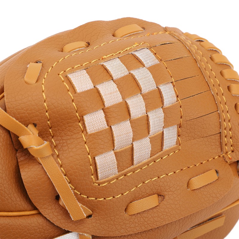 Baseball Glove Ergonomic PU Leather Baseball Mitts Softness Professional Baseball