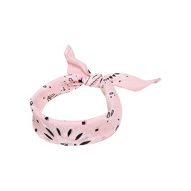 Urban Classics Unisex headscarf, multicoloured, pack of 3, bandana, mixed multipack, available in 3 trendy colour combinations, one size, Purple + White + Rose