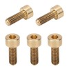 50Pcs Cap Hex Socket Screw Copper Fastener Hardware Tools Industrial