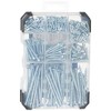 TIMCO Countersunk Silver Woodscrews Mixed Tray - 340pcs