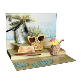 Pop up cards, Pineapple