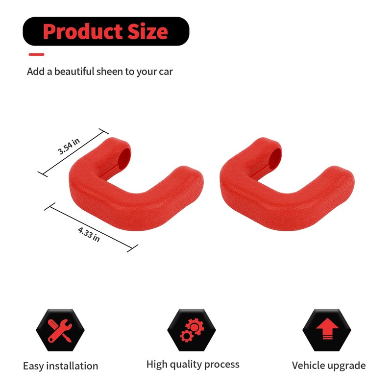 RT-TCZ Tow Hook Covers - Bumper Tow Hook Rubber Protector