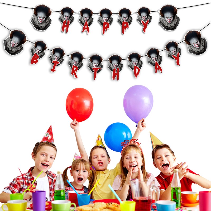 Seyal® Horror Happy Birthday Banner