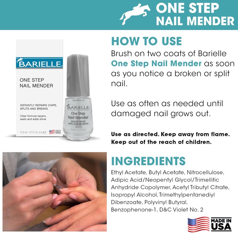 Barielle One Step Nail Mender .47 oz. (PACK OF 2)
