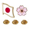 Pin Badges, Hinimaru + Sakura, Sakura, Set of 2, Spare