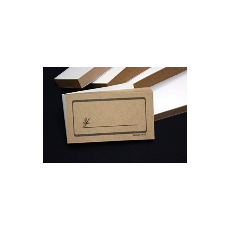 4 Kraft Paper Bill Notes (100 Sheets/Book)