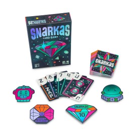 Hootenanny Games SNARKAS Card Game | Family-Friendly Fun Game Night | Kids and Adult Games | Collect Cards and Win Gems | 2-4 Players, Ages 8+, 15-30 Minutes