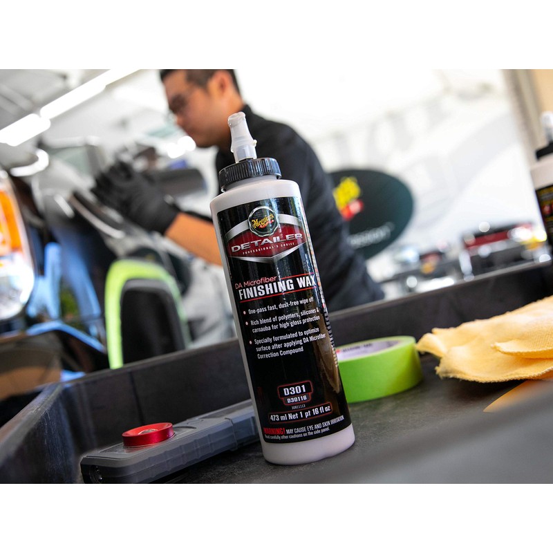 Meguiar's Professional DA Microfiber Finishing Wax D30116 - Pro Microfiber
