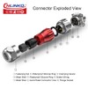 CNLINKO DH-20 Industrial Waterproof Connector IP67 Round Connector Metal Aviation