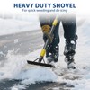 Snow Ice Scraper, 60" Long Handle Heavy Duty Garden Flat