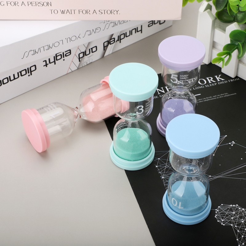 Hourglass Sand Timers Set Small Portable High Accuracy for Classroom
