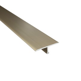 Aluminium T-Profile Transition Rail Transition Profile Laminate Length 90 cm 27 mm Gold