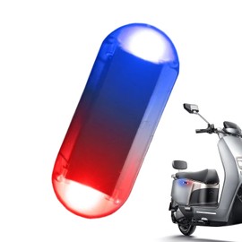 Car Solar Alarm | Waterproof LED Solar Car Flashing Alarm Safety Lamp Bar | Safety Warning LED Light for Trucks Vehicles Car Motorcycles Night Driving