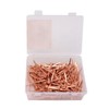250Pcs Horseshoe Nails Copper Plated Rustproof Equestrian Riding Equipment Pet