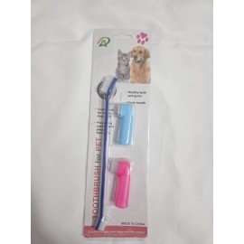 Unbranded Pet Toothbrush Kit Toothbrush Finger