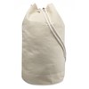 Cotton duffle bag - beige