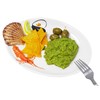 Lashuma Handmade oval serving plate made of Italian ceramic in