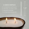 500-Pack Pearled Candle Cotton Wicks for Sand Candles Making -