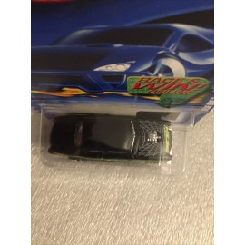 HOT Wheels 2002 #180 Shoe Box Flat Black W/5 Spokes New On Card B105