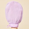 TONYMOLY Plum Bum Deep Exfoliating Gloves, Korean Body Scrubber Mitt,